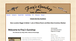 Desktop Screenshot of freysgunshop.com